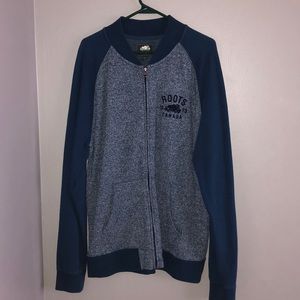Roots bomber style sweater